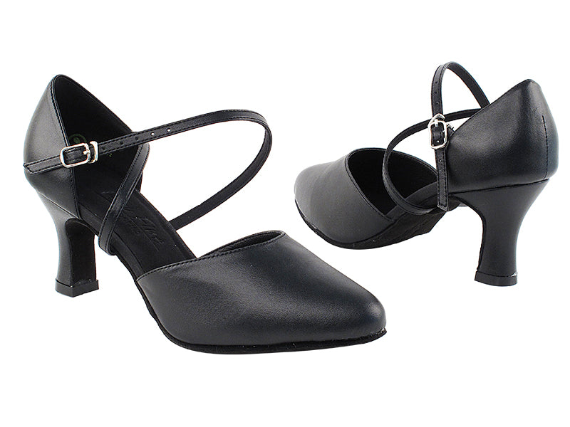 C9691 Black Leather with 2.5&quot; Heel in the photo