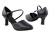 C9691 Black Leather with 2.5" Heel in the photo