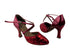 C9691 RED SPARKLE (F&H) & RED PATENT (B&S) with 3" Flare Hee in the photo
