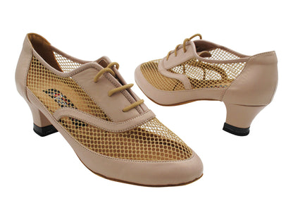 CD1108 Nude Leather with 2 INCH MEDIUM HEEL (3G09) in the photo