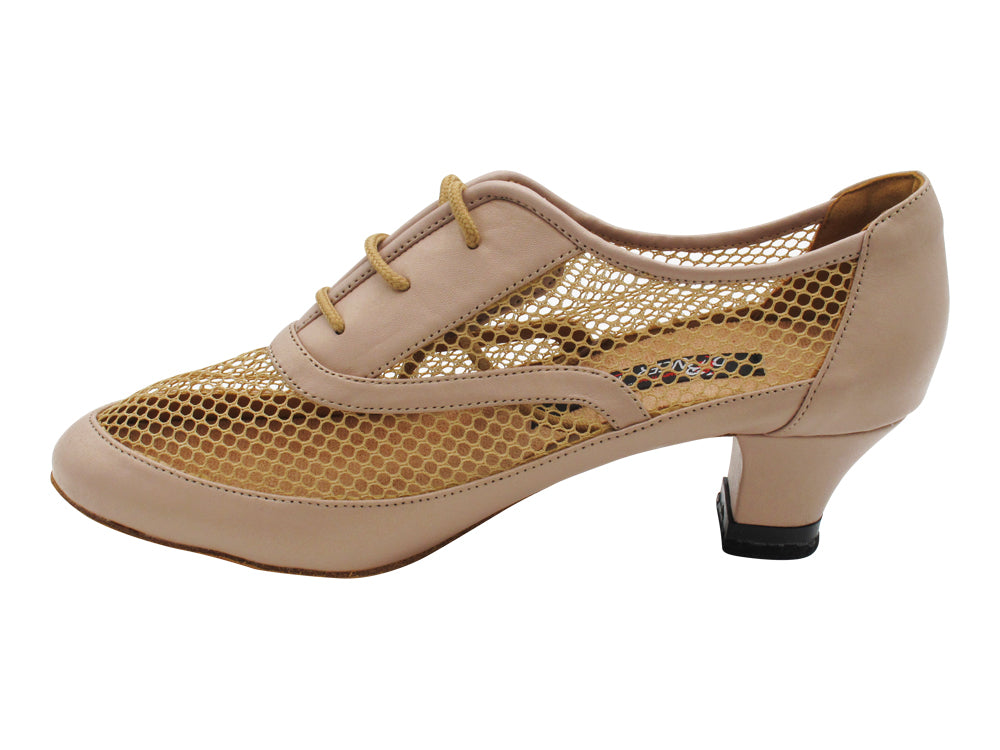 CD1108 Nude Leather with 2 INCH MEDIUM HEEL (3G09) in the photo