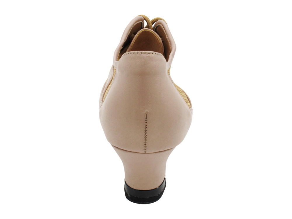 CD1108 Nude Leather with 2 INCH MEDIUM HEEL (3G09) in the photo