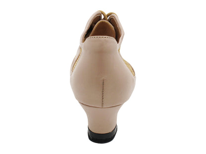 CD1108 Nude Leather with 2 INCH MEDIUM HEEL (3G09) in the photo