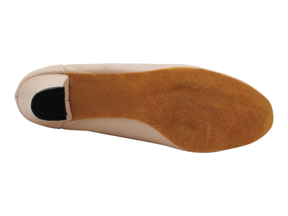 CD1108 Nude Leather with 2 INCH MEDIUM HEEL (3G09) in the photo
