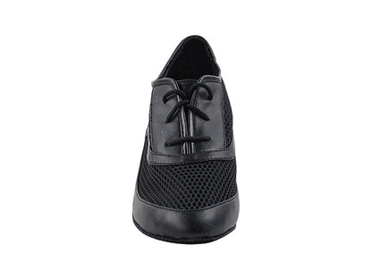 CD1108 Black Leather with 2" Medium Heel in the photo