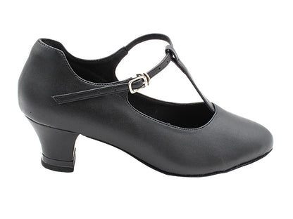 CD1111 Black Leather with 2" Medium Heel (3G09) in the photo