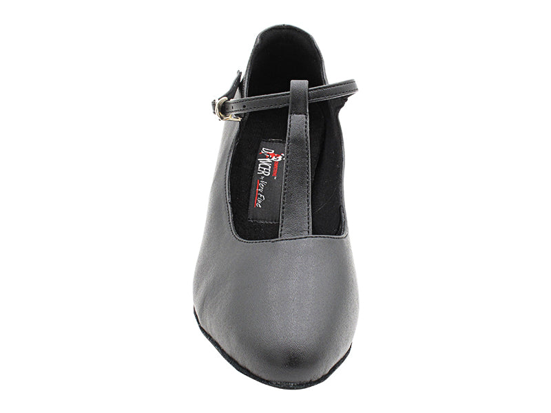 CD1111 Black Leather with 2" Medium Heel (3G09) in the photo