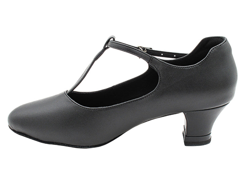 CD1111 Black Leather with 2" Medium Heel (3G09) in the photo