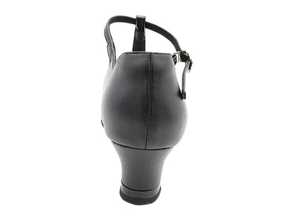 CD1111 Black Leather with 2" Medium Heel (3G09) in the photo