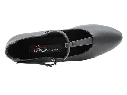 CD1111 Black Leather with 2" Medium Heel (3G09) in the photo