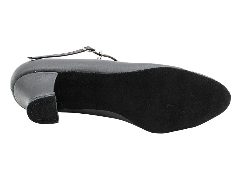 CD1111 Black Leather with 2" Medium Heel (3G09) in the photo