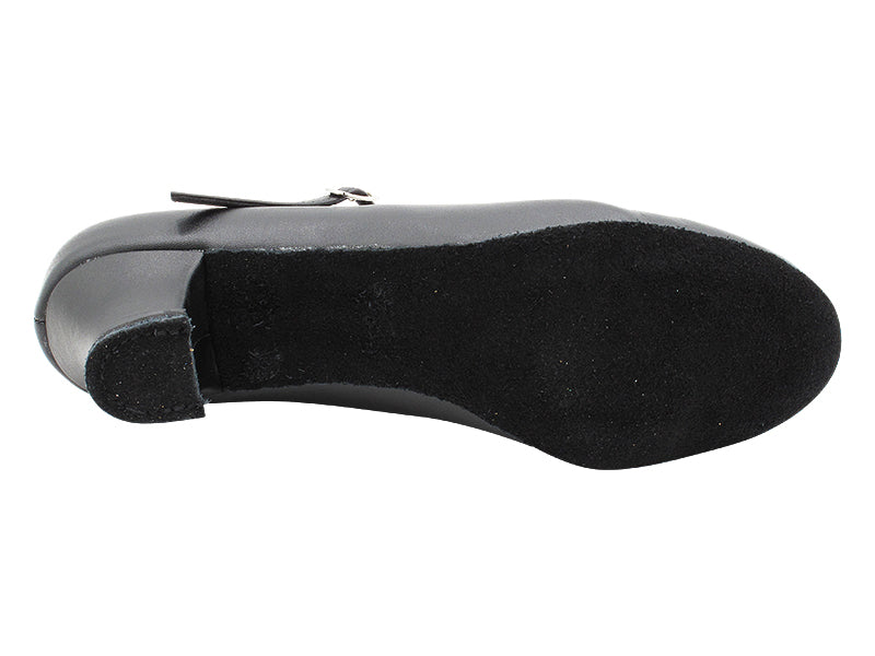 CD1112 Black Leather with 2" Medium Heel (3G09) in the photo