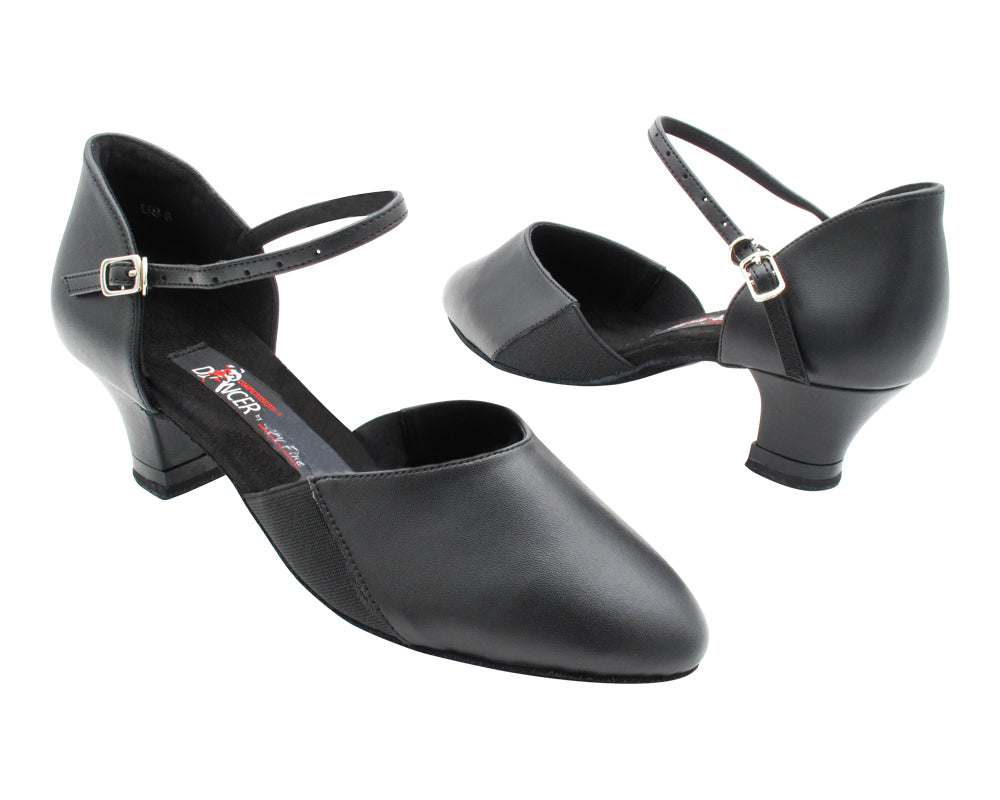CD1113A Black Leather with 2" Medium Heel (3G09) in the photo
