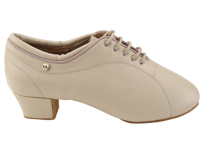 CD1116 Light Beige Leather with 1.5&quot; Medium Heel (NTD) in the photo