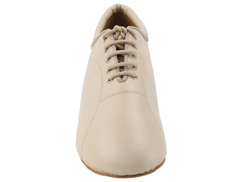 CD1116 Light Beige Leather with 1.5&quot; Medium Heel (NTD) in the photo