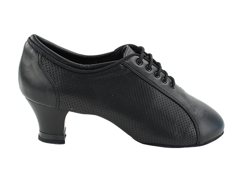 CD1119B Black Perforated Leather with 1.5&quot; Medium Heel (3G09) in the photo