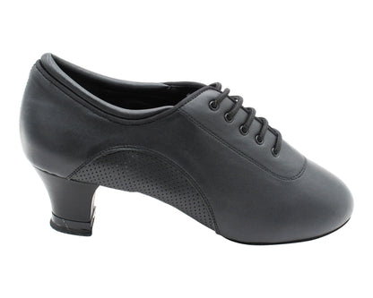 CD1120 Split Sole Black Leather with 2" Medium Heel (3G09) in the photo