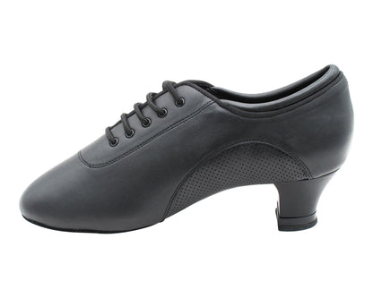 CD1120 Split Sole Black Leather with 2" Medium Heel (3G09) in the photo