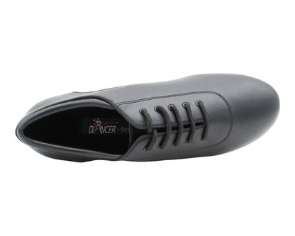 CD1120 Split Sole Black Leather with 2" Medium Heel (3G09) in the photo
