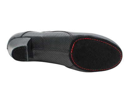 CD1120 Split Sole Black Leather with 2" Medium Heel (3G09) in the photo