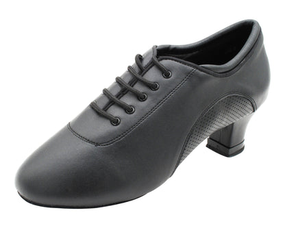 CD1120 Split Sole Black Leather with 2" Medium Heel (3G09) in the photo