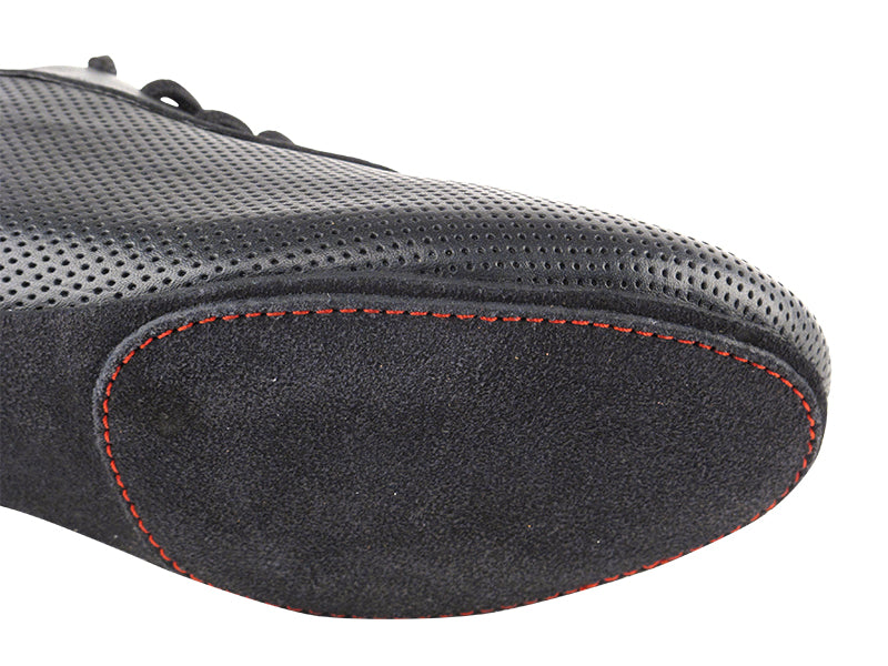 CD1122DB Black Leather with 2" Medium Heel in the photo