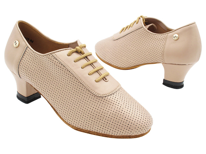 CD1122DB Light Beige Leather with 1.5&quot; Medium Heel (3G09) in the photo