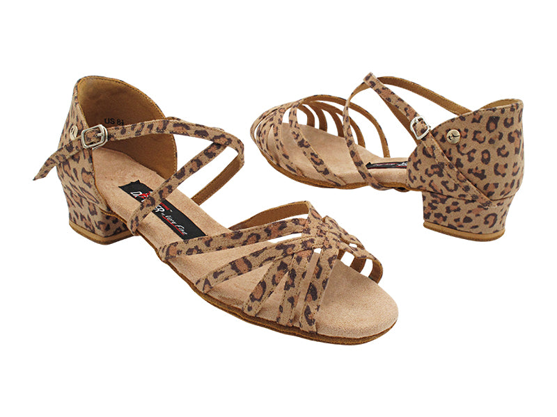 CD1124DB Leopard Velvet with 1&quot; Heel (8881) in the photo