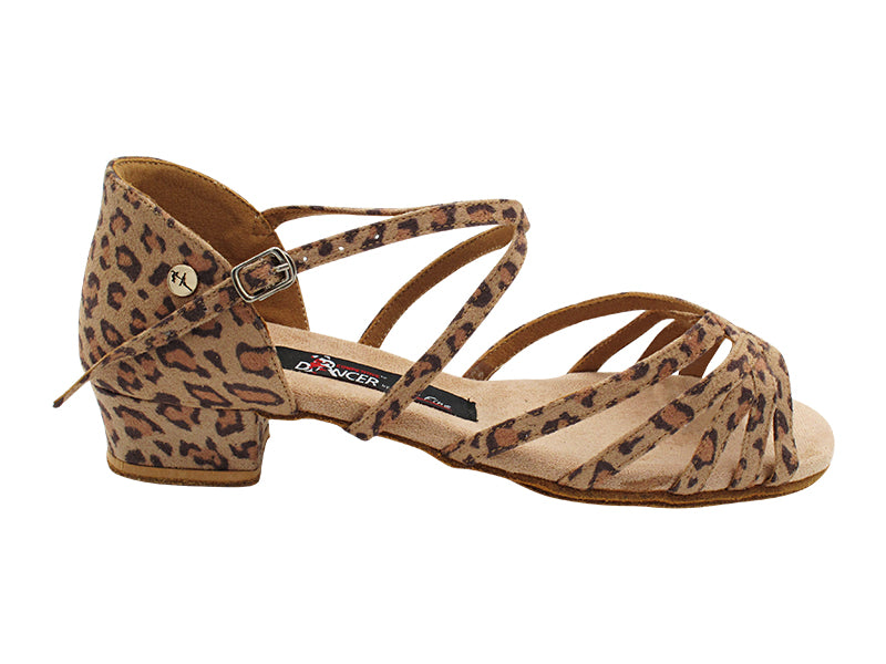 CD1124DB Leopard Velvet with 1&quot; Heel (8881) in the photo