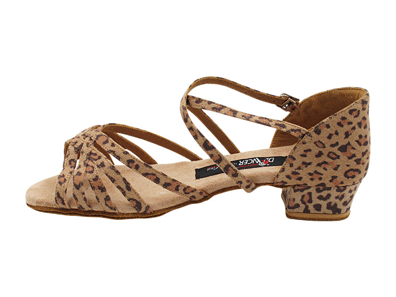 CD1124DB Leopard Velvet with 1&quot; Heel (8881) in the photo