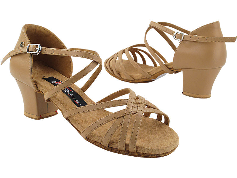 CD1124DB 220 Beige Brown Leather with 1.6&quot; Heel (NJ) in the photo