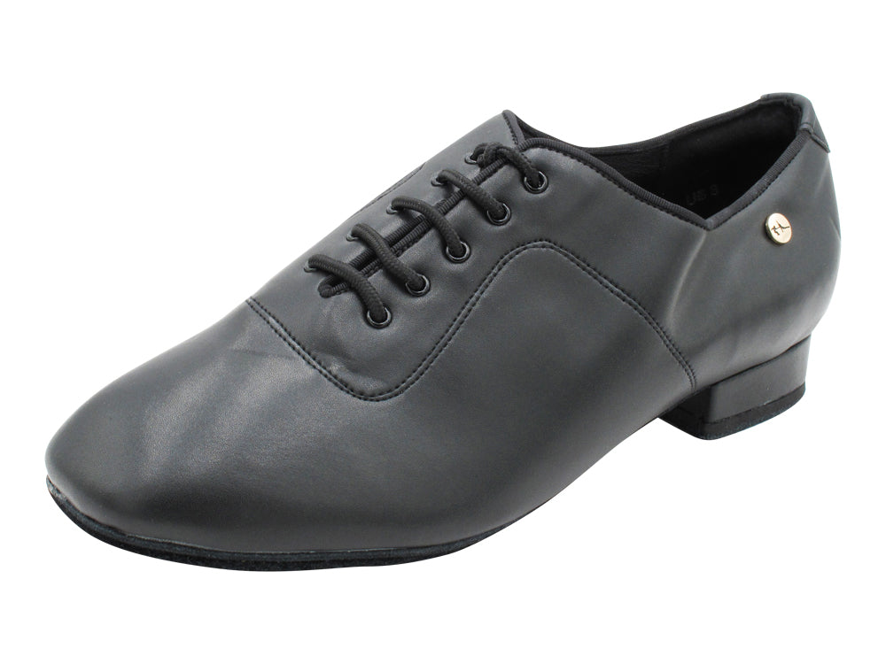 CD1427DB Black Leather with 1" standard heel