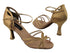 CD2177 Tan Satin with 3" Flare heel in the photo
