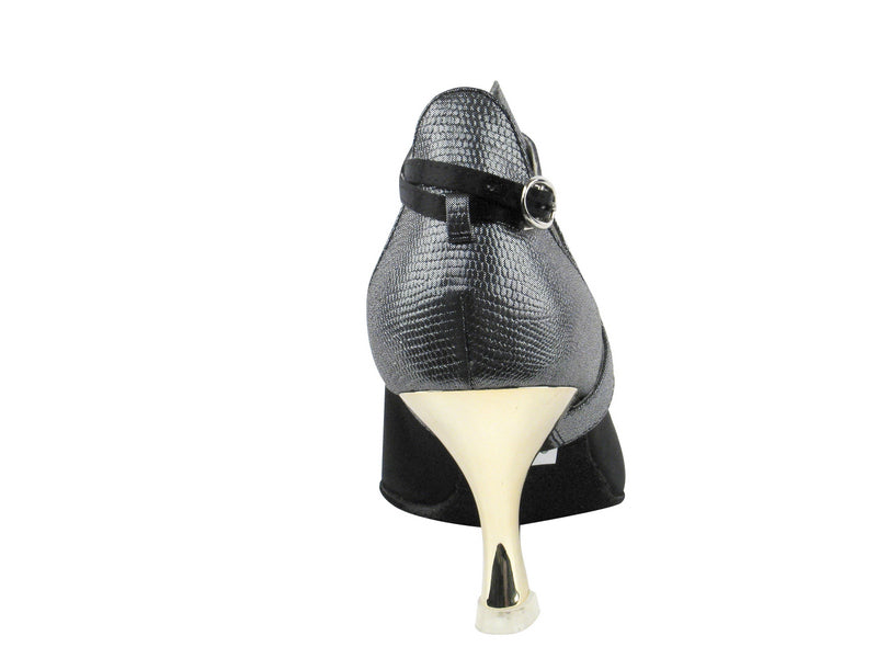 CD3001 Black Satin & Silver