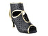 CD3022 Black_Gold with 3" Flare heel in the photo