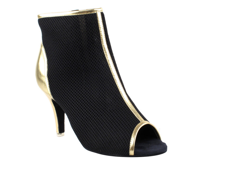 CD3028 Black_Gold with 3&quot; Stiletto Heel in the photo