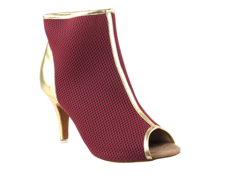 CD3028 Purple_Gold 3&quot; Stiletto Heel in the photo