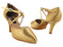 CD6017 Tan Satin with 2.75" Slim heel in the photo