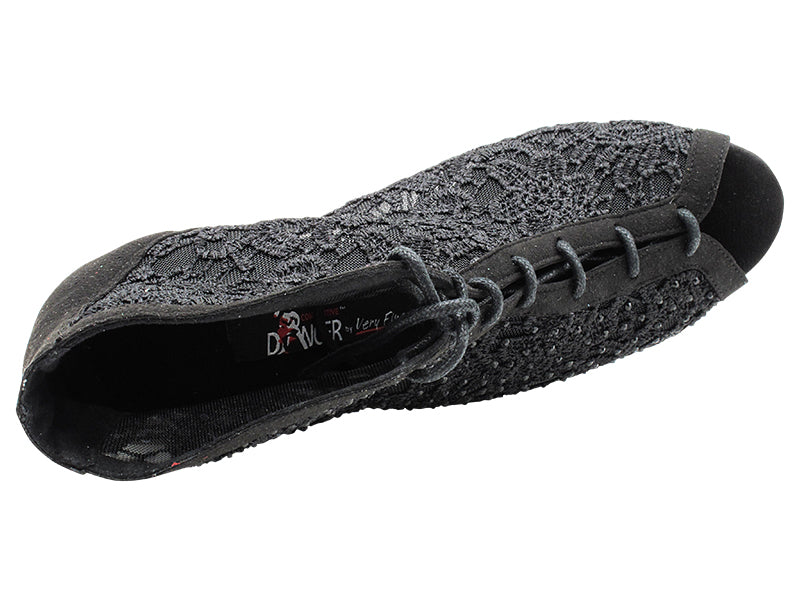 CD7042CC Black Nubuck_Laces with 2.75" Flare Heel (YPG/11006) in the photo