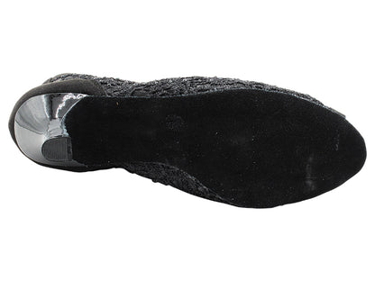 CD7042CC Black Nubuck_Laces with 2.75" Flare Heel (YPG/11006) in the photo
