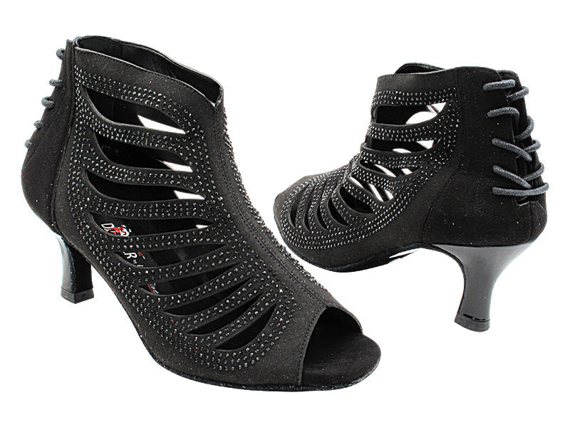 CD7043CC Black Nubuck with 2.5&quot; Heel (2040) in the photo