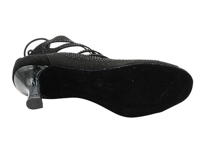 CD7043CC Black Nubuck with 2.5" Heel (2040) in the photo