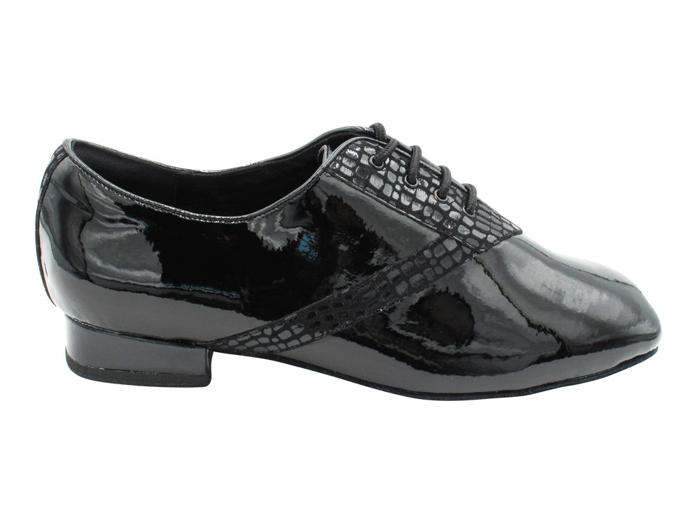 CD9001B Black Patent with 1" standard heel