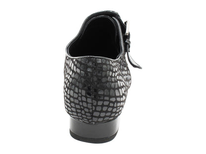 CD9006B Black Patent with 1" standard heel