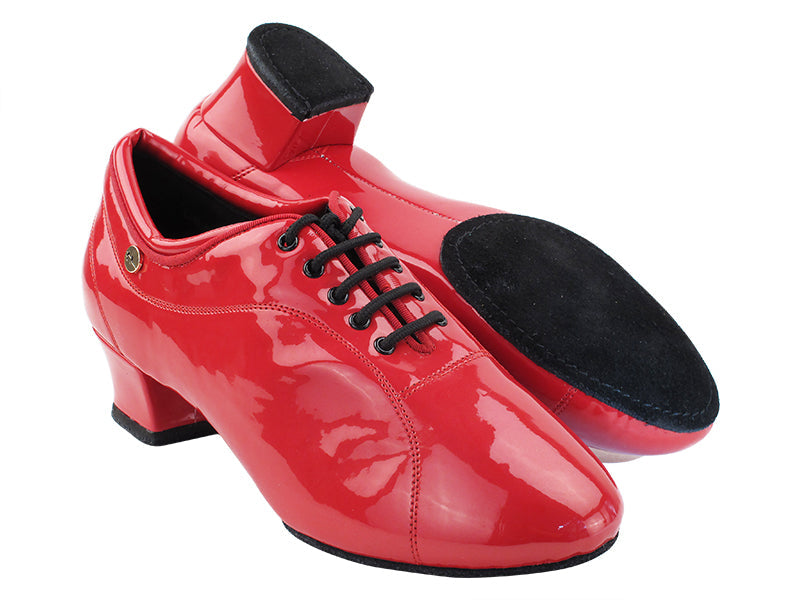 CD9316 264 Red Patent with Men 1.5&quot; Latin Heel in the photo