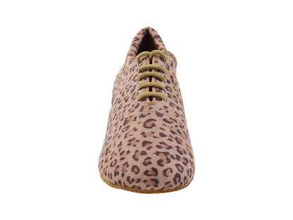 CD9316 267 Leopard Velvet with Men 1.5&quot; Latin Heel in the photo