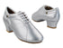 CD9316 304 Light Silver Leather with Men 1.5" Latin Heel in the photo