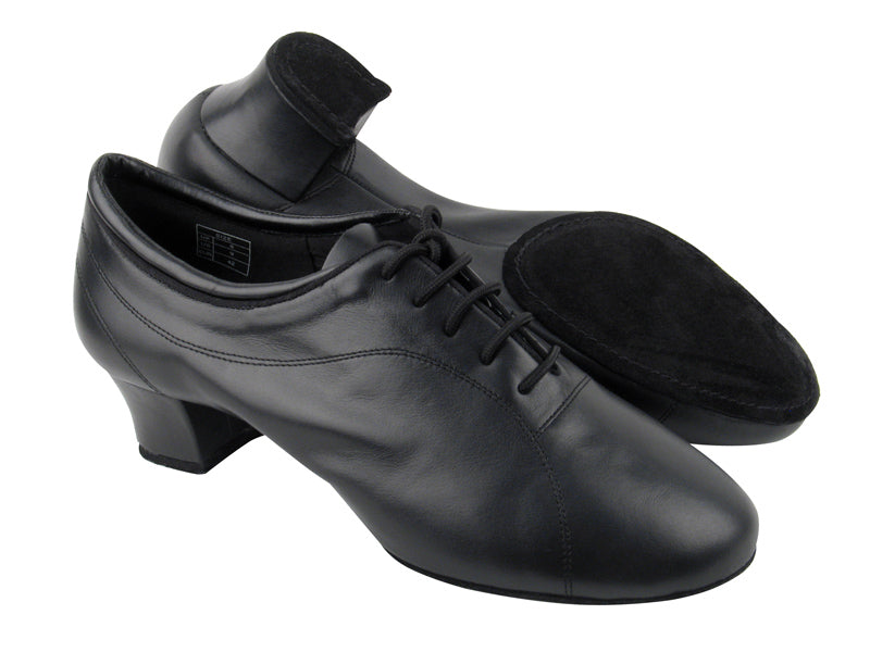 CD9316 Black Leather with 1.5&quot; Latin heel