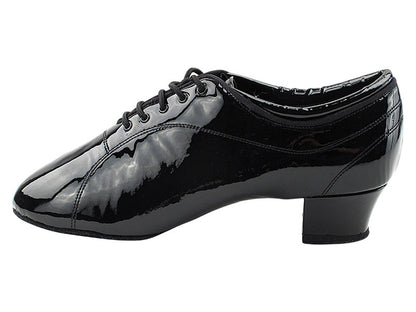 CD9316 Black Patent with Men 1.5&quot; Latin Heel in the photo