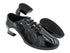 CD9317 Black Patent_T_White Leather Arch with 1" Standard Heel in the photo